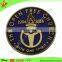 Metal reusable name custom pin badge with your own design
