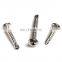 Cross recessed rumpet countersunk head drilling screws with twins thread