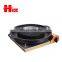 Healthy metal aluminum round bbq grill pan cast iron non-stick mookata