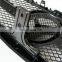 2-PIN Front Sport Grill Grille Gloss Black 10-13 for Mercedes Benz E CLASS W212