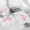 i@home fashion white flamingo printed shower curtain bathroom waterproof modern sets