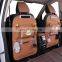100%felt + leather car seat back organizer