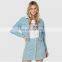 DiZNEW OEM Stylish Sherpa Oversized Women Corduroy Trucker Jacket