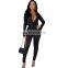 Fall Women Clothing Rompers Bodysuit Top and Trouser 2 Piece Sexy Club Outfits Two Piece Set