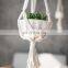 Home Boho decor indoor and outdoor cotton rope 31 inch macrame plant hangers