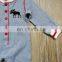 Newborn Infant Baby Boy Girl gray Christmas Long Sleeve Deer Cotton Romper Baby Clothes