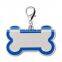 Durable long-lasting multicolor alloy crown bone shape dog tags