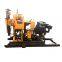 Cheap water well drilling rig machine with diesel engine for drilling 130m depth