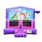 Princess Pink and Purple Unicorn Bounce House Inflatable Jumping Castle Bouncey House For Children