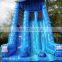 Blue Marble Tall Inflatable Lane Slip Slide Commercial Inflatable Slip and Water Slide With Pool