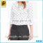 OEM design 2016 new high quality cotton custom shirt for women