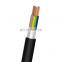 electrical flat round cable dc-349 2.5mm underground flexible rubber cable