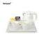 small white plastic tray/hotel supplies and restaurant supplies stainless steel electric water kettle with tray set