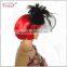 fashion cheap balck hair flower adult headbands