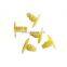 JZ High Quality Yellow Seal Strip Nail/ plastic fastener car clip