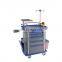 High Quality Hospital ABS Plastic Medical Emergency Trolley/Emergency Cart for Hospital use