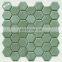 swimming pool  Green ceramic hexagon mosaic