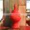 Tall Chinese Hand Maded Ceramic Porcelain Red Temple Jar Lots Of Color Available