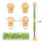 High Quality Dual Ended Nail Art Sponge Brushes With Rhinestones Handle Nail Art Tool