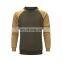 Custom made 100% polyester long sleeve sweater men's round neck plus size cardigan