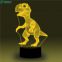 High Quality Customized Dinosaur 3D Acrylic Lamp APP Control for Kids