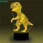 High Quality Customized Dinosaur 3D Acrylic Lamp APP Control for Kids