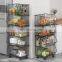 Storage Holder 5-Tier Large Home Mesh Metal Food Produce Sepatu Vegetable Wire Fruit Baskets Other Organize Kitchen Storage