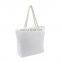 High Quality Rope Tote Bag Recycled Cotton Canvas Ladies Tote Shopping Bag