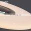 HUAYI Simple Design Remote Dimming Modern Round Surface 24Watt Bedroom Decoration LED Ceiling Light