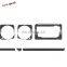 Car Dash Board Cover Trim Kit Fit for Jimny JB74,carbon Fiber