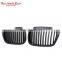 ABS Matt black car racing grill front bumper grills radiator mesh grille for BMW 3 series E90 single slat line style 2005-2011