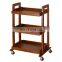 Modern Wooden Trolley Cart Beauty Trolley Nail Salon Spa Rolling For Beauty Nail Salon