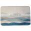 Good quality printed bath mat memory foam bath mat