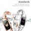 H8 Pro LED Health Smart Bracelet Sleep Monitoring Stainless Steel Waterproof Smart Watch Women