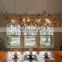 European Lighting Gold Pendant Living Room Chandelier Stainless Steel Crystal Pendant Lamp