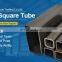 Gi Hollow Steel Pipes Galvanized Square Pipe Black Carbon Hollow Steel Rectangular Tube