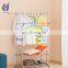 Vertical Bathtub Telescopic Clothes Drying Double Pole Racks With Plastic Parts