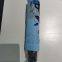 Autumn chrysanthemum black glue sunscreen folding umbrella popular in summer