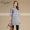Custom Design Casual Pullover Crew Neck Half Sleeves Pure Cashmere Knitted Women's Sweater Dress