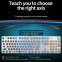 Fashion RGB Light Mechanical Gaming Wired Keyboards Internet Bar Games Electronic Competitions Alliances Luminous Keyboard