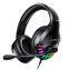 Nouveau design, casque d'écoute filaire Q2, son de haute qualité piloté par la basse, casque d'écoute filaire avec microphone pour jeu, adapté pour ordinateur