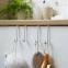 Over The Door Hooks, Door Hanger Hook Fits Door Widths, Reversible Metal Door Hooks for Hanging Clothes, Coats, Towels, Shoe Organizers