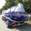 Dongfeng 4x2 sewage suction truck, 3m3 sewage suction tanker truck in Morocco