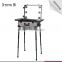 Stand Aluminum Professional Makeup cosmetic display Trolley Case beauty box with lights mirror