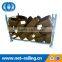 Warehouse storage metal tire pallet rack