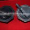 Refractory top quality agate melting mortar with pestle