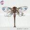 wholesale metal dragonfly wall hanging for wall decoration