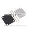 Chrome Neck Plate for Electric Martin Guitar strings with One Rubber mat Four Mounting Screws