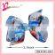 Cute kids wholesale hair accessories frozen ribbon bow frozen hair clip for girls