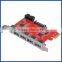 Panto USB 3.0 pci express card to 5 Expansion USB ports with 19/20 Pin USB 3.0 header for Windows XP/7/8/10                        
                                                Quality Choice